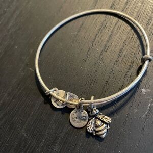 Alex and Ani Silver Positivity Bangle